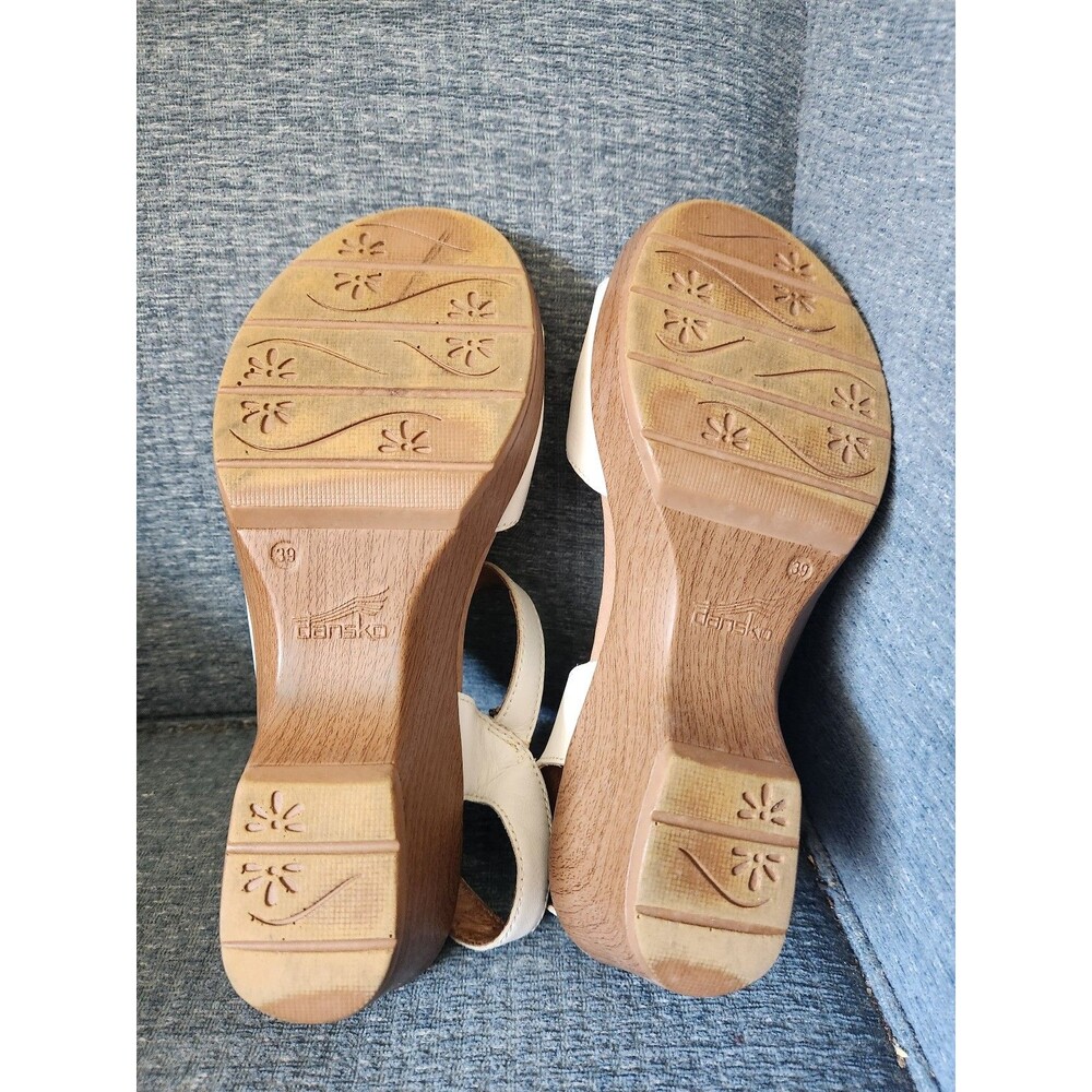 Dansko "Joanie" Sandals Brown & White Size 39 US 8.5 - Picture 10 of 10